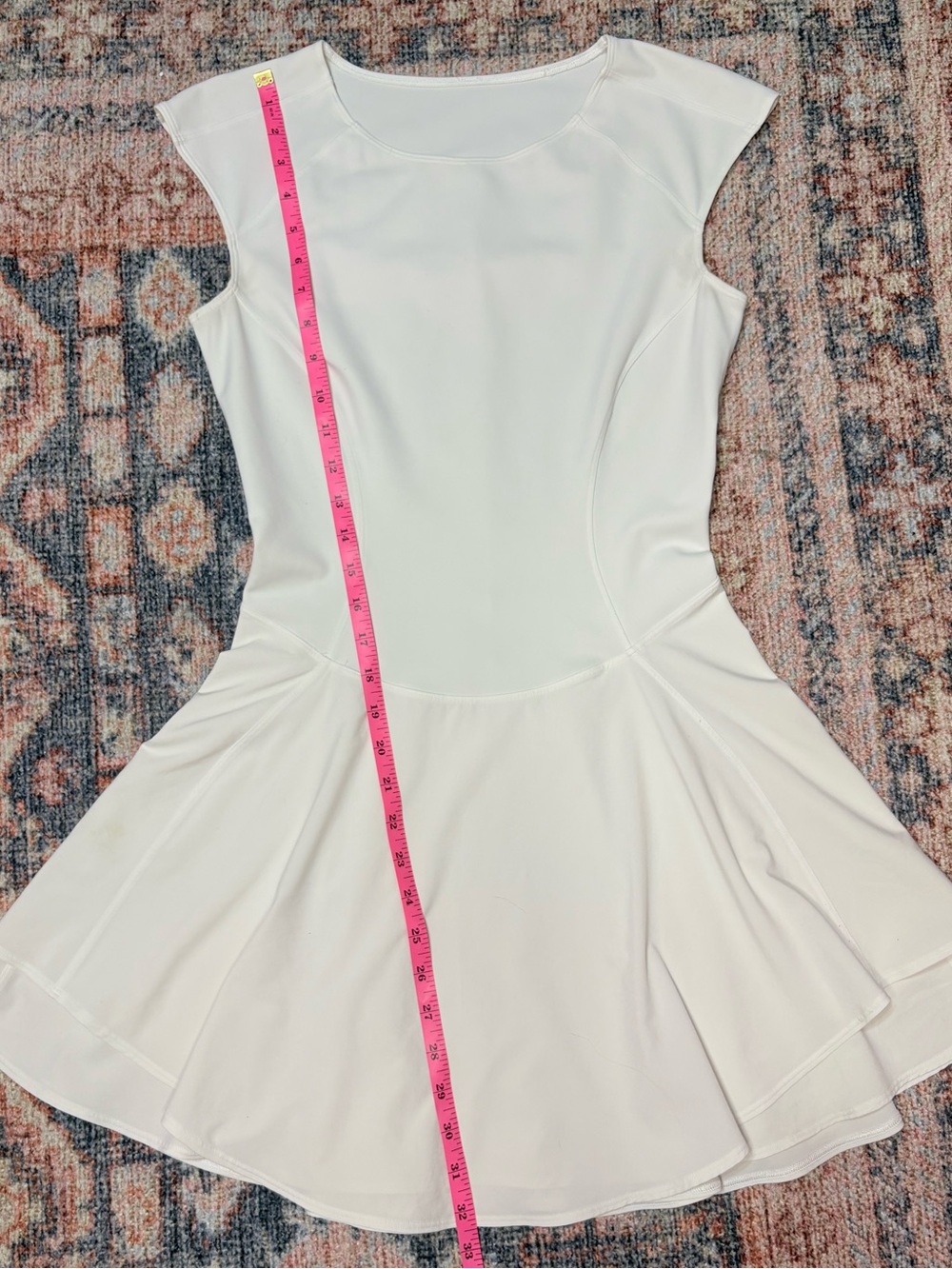 Lululemon Everlux Mesh-Back Tennis Dress white size 8 - Picture 13 of 16